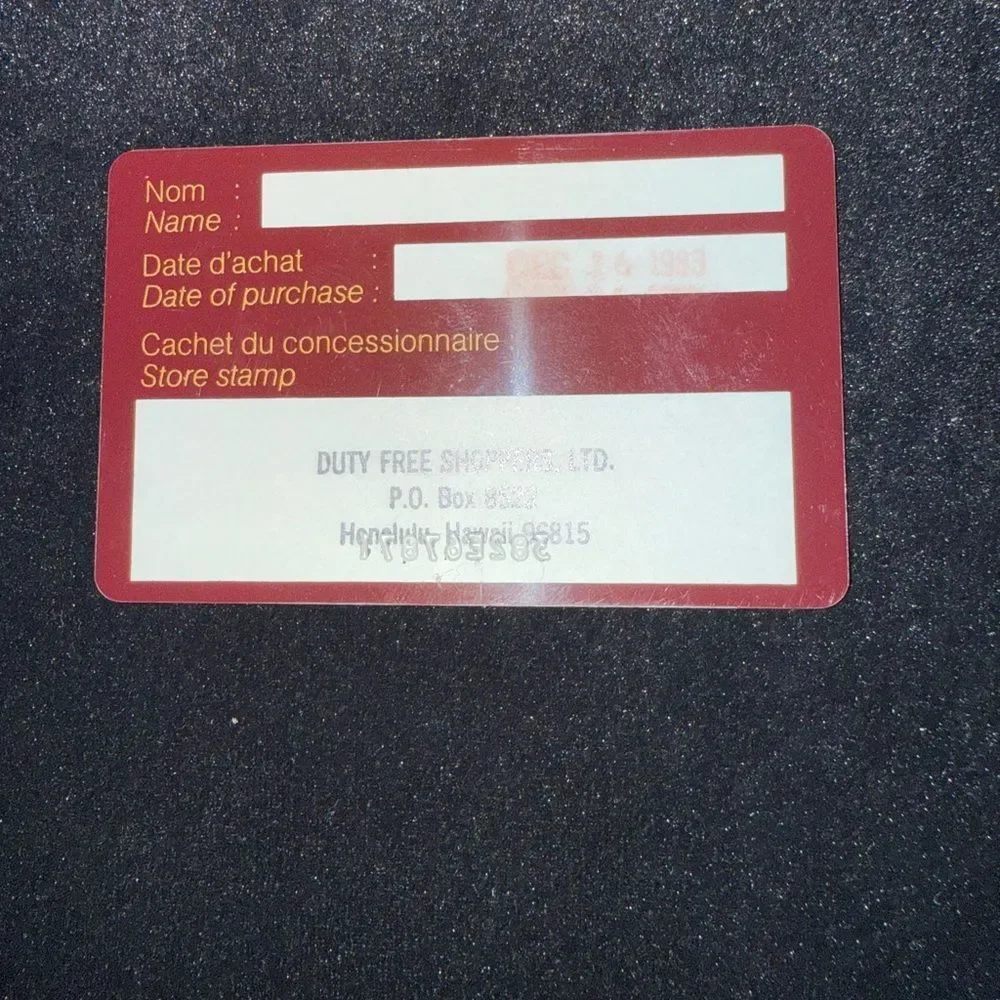 Never used Cartier red burgundy wallet comes with original box